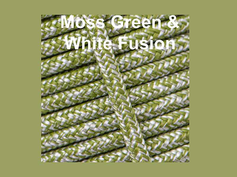 Moss Green & White Fusion