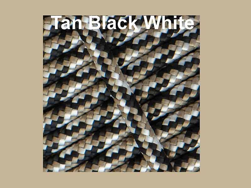 Tan Black White